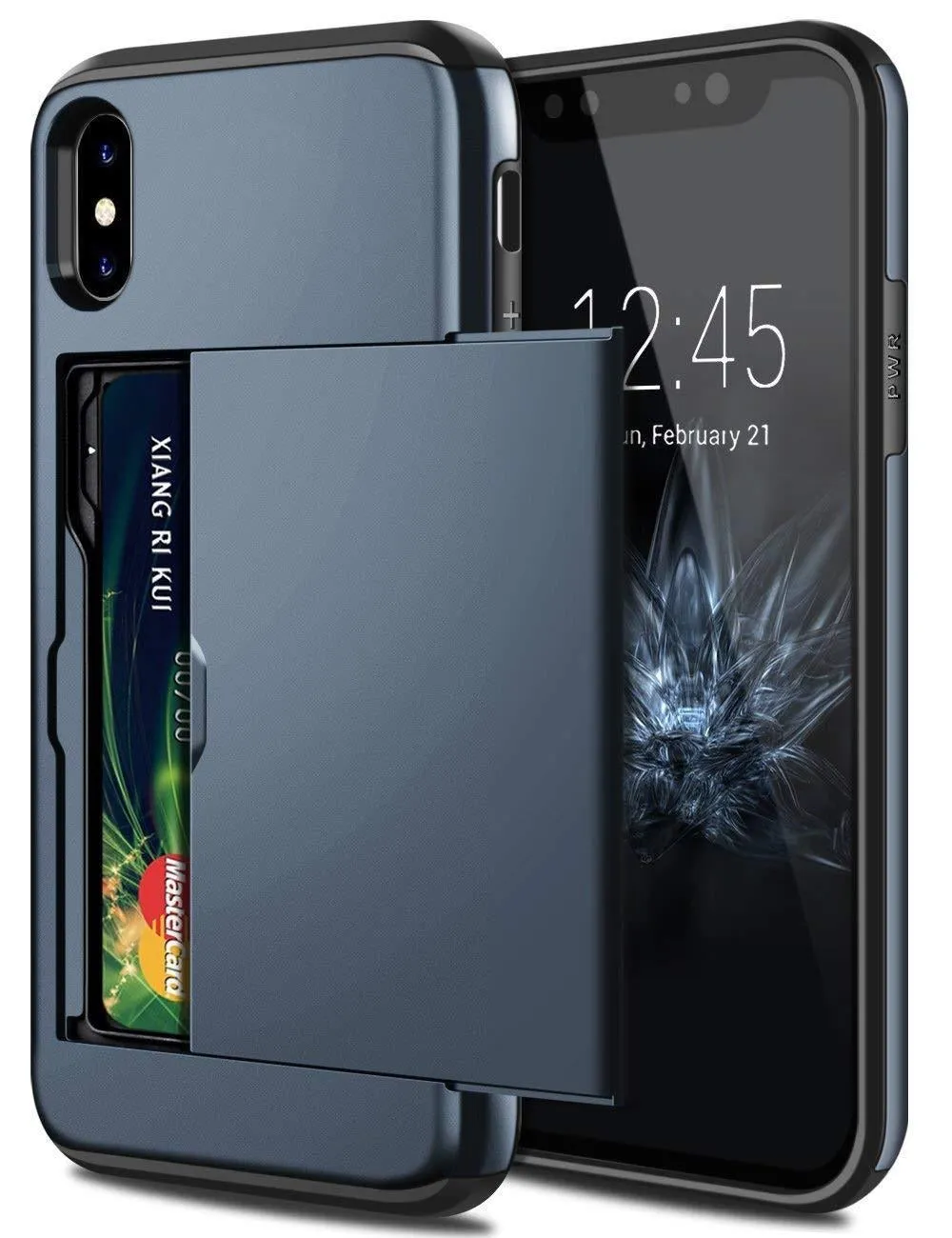 Iphone 8 Plus Case With Card Holder Armor Wallet Card