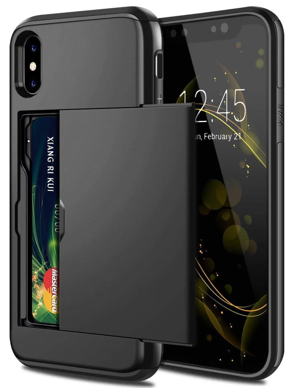 Iphone 8 Plus Case With Card Holder Armor Wallet Card