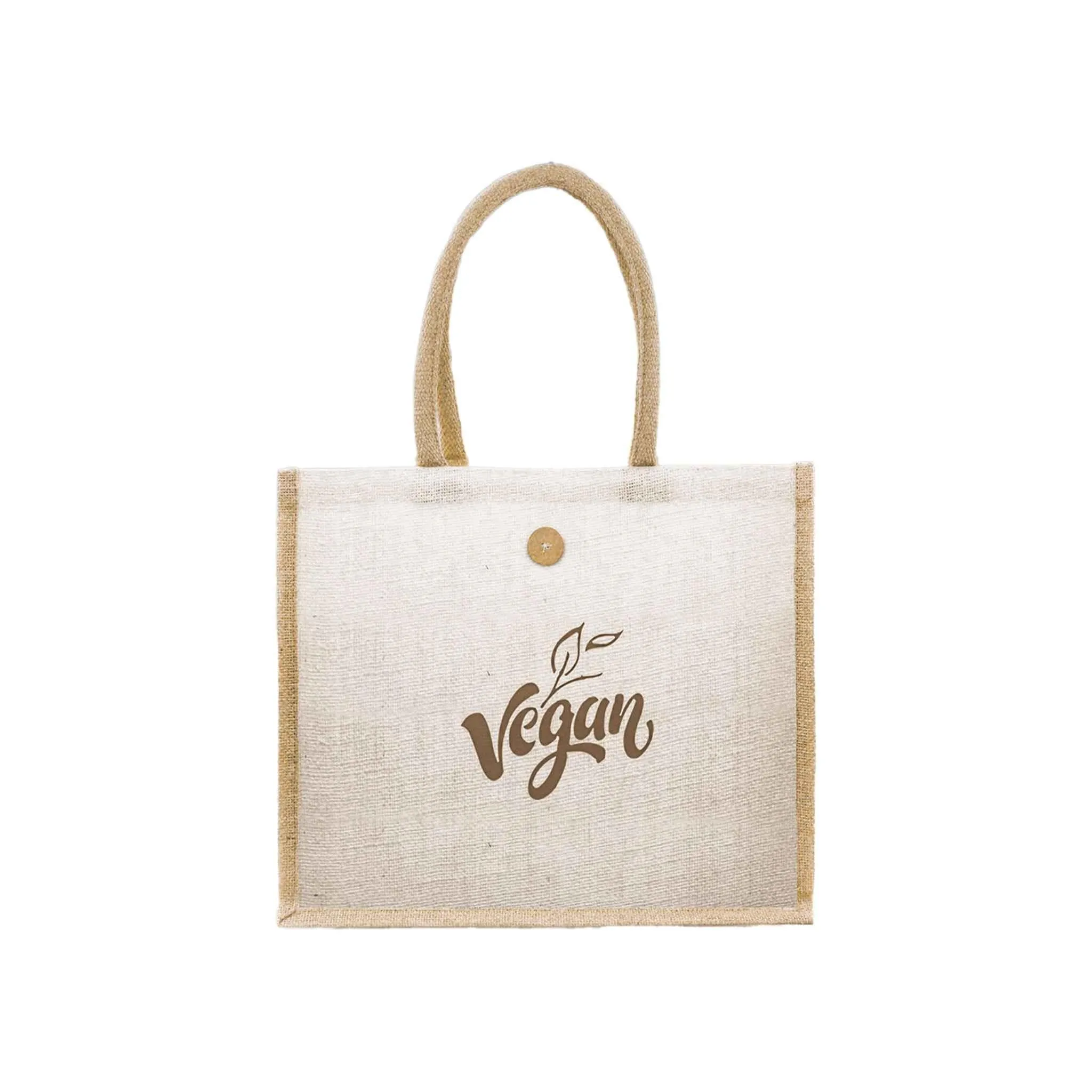Jute Bag with Button