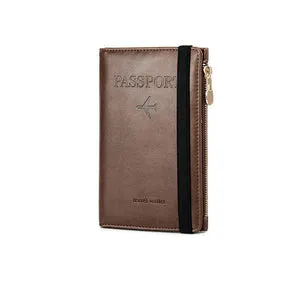 Leather Card Wallet With RFID Blocking