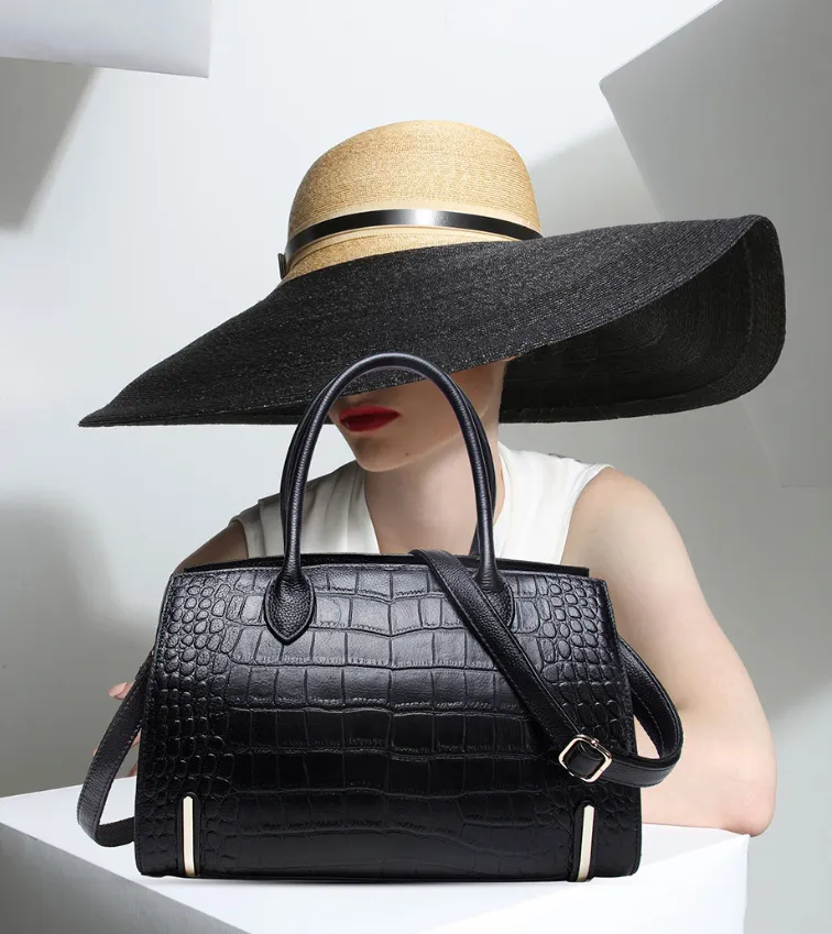 Leather handbags casual ladies handbag shoulder diagonal package