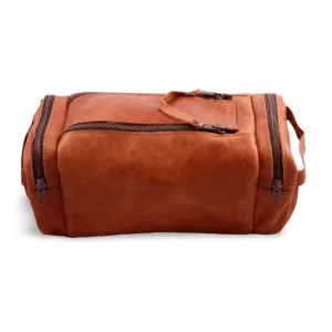 Leather Men’s Toiletry Bag, XL