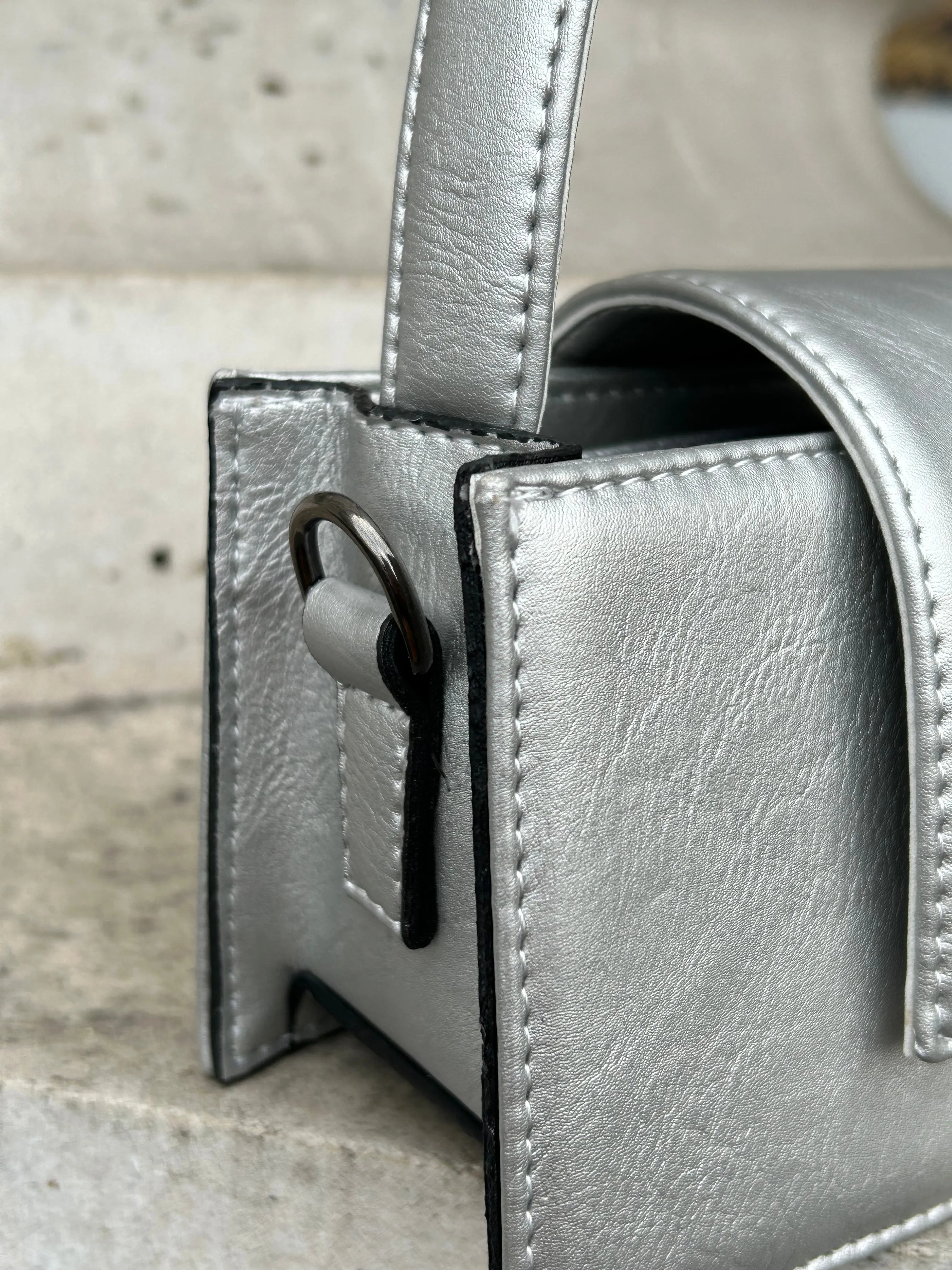 Leather mini bag
