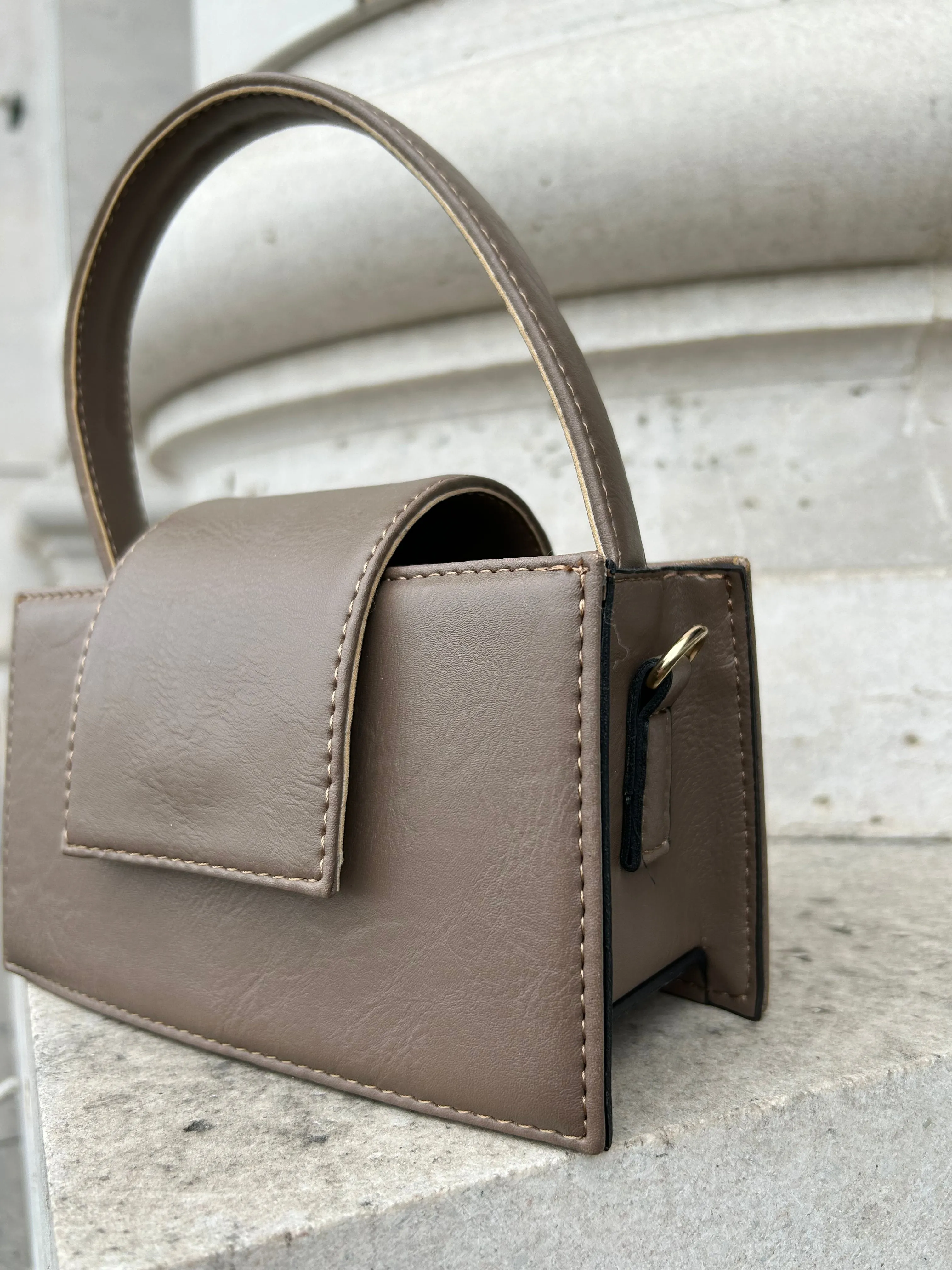 Leather mini bag