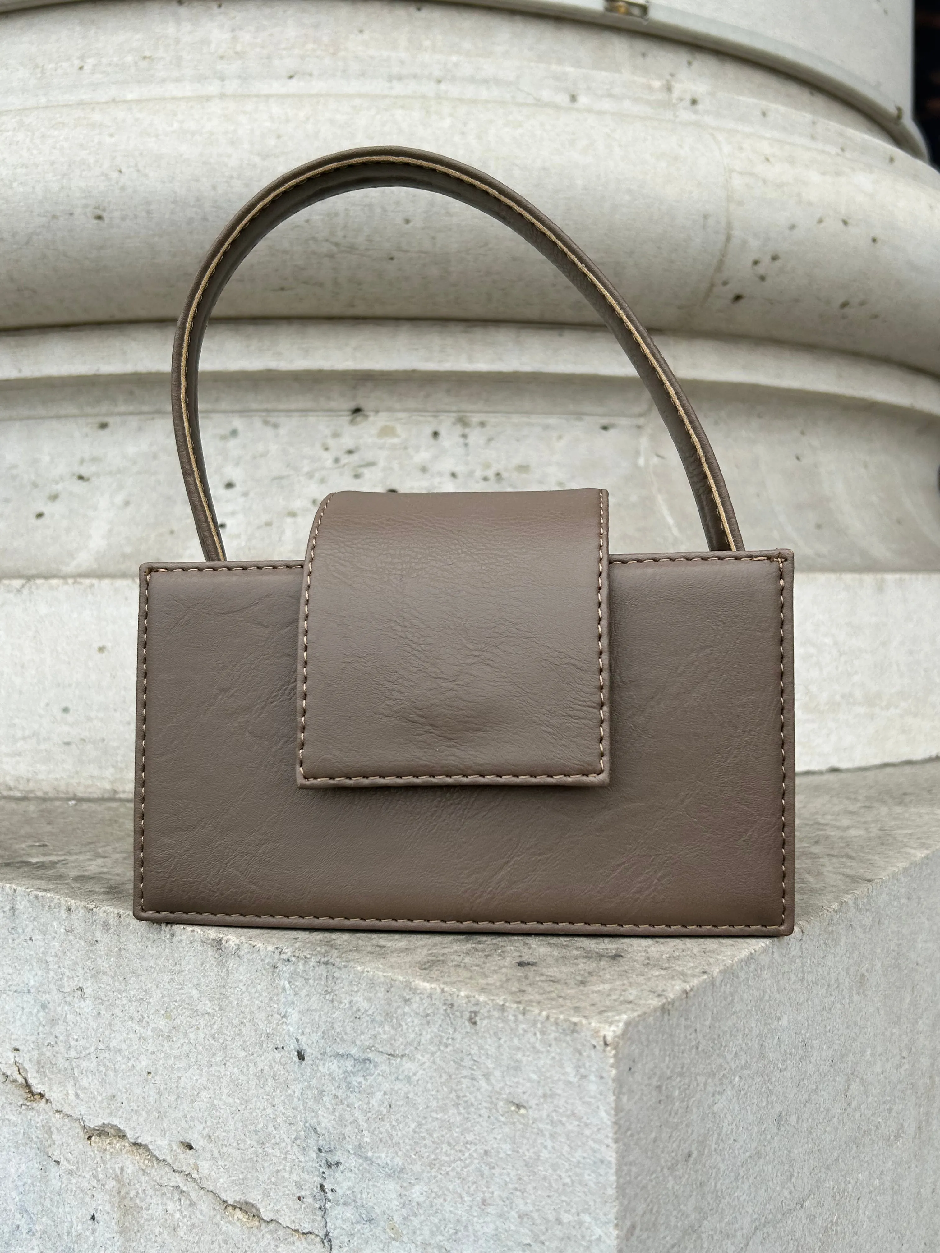 Leather mini bag