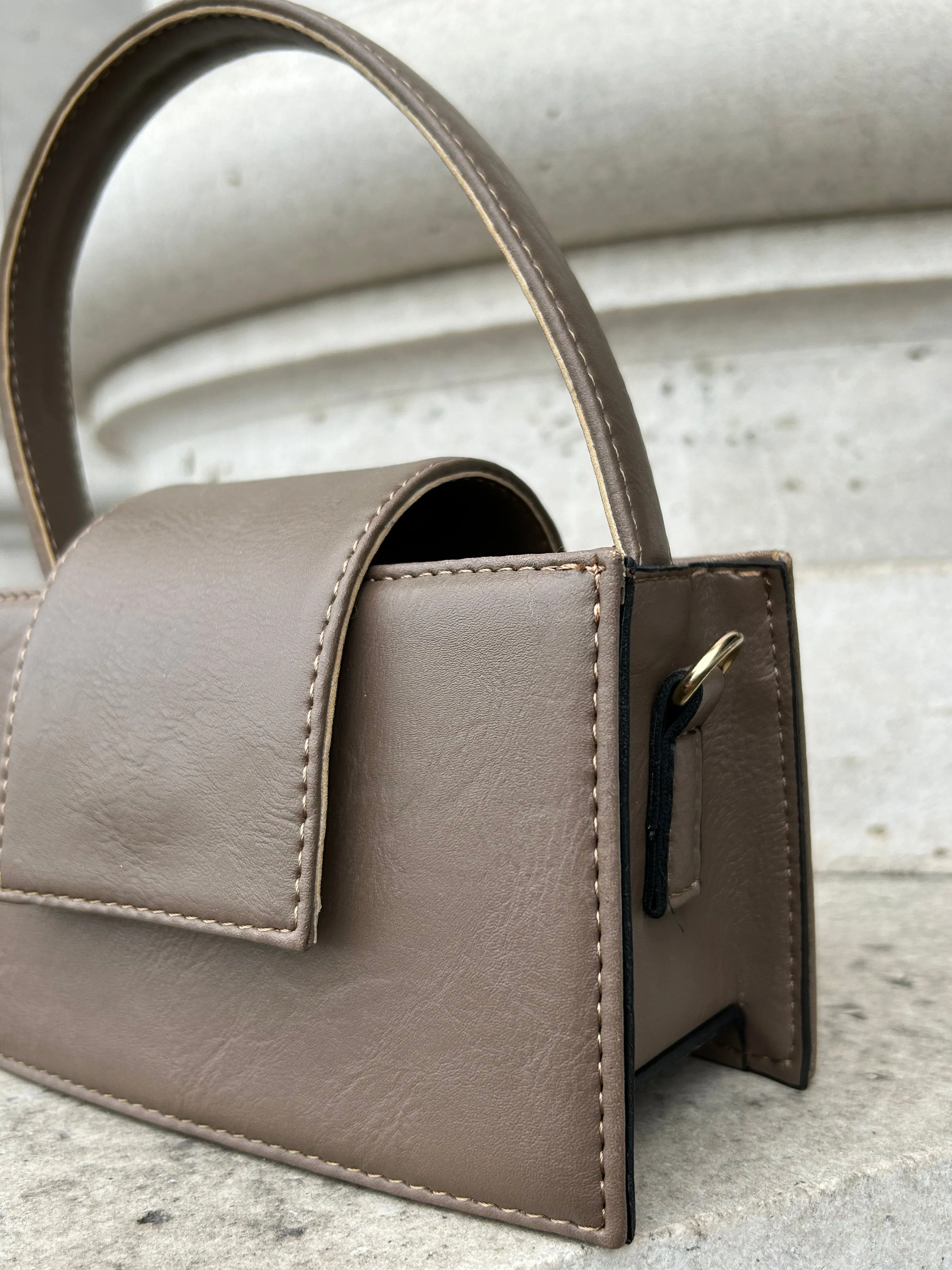 Leather mini bag