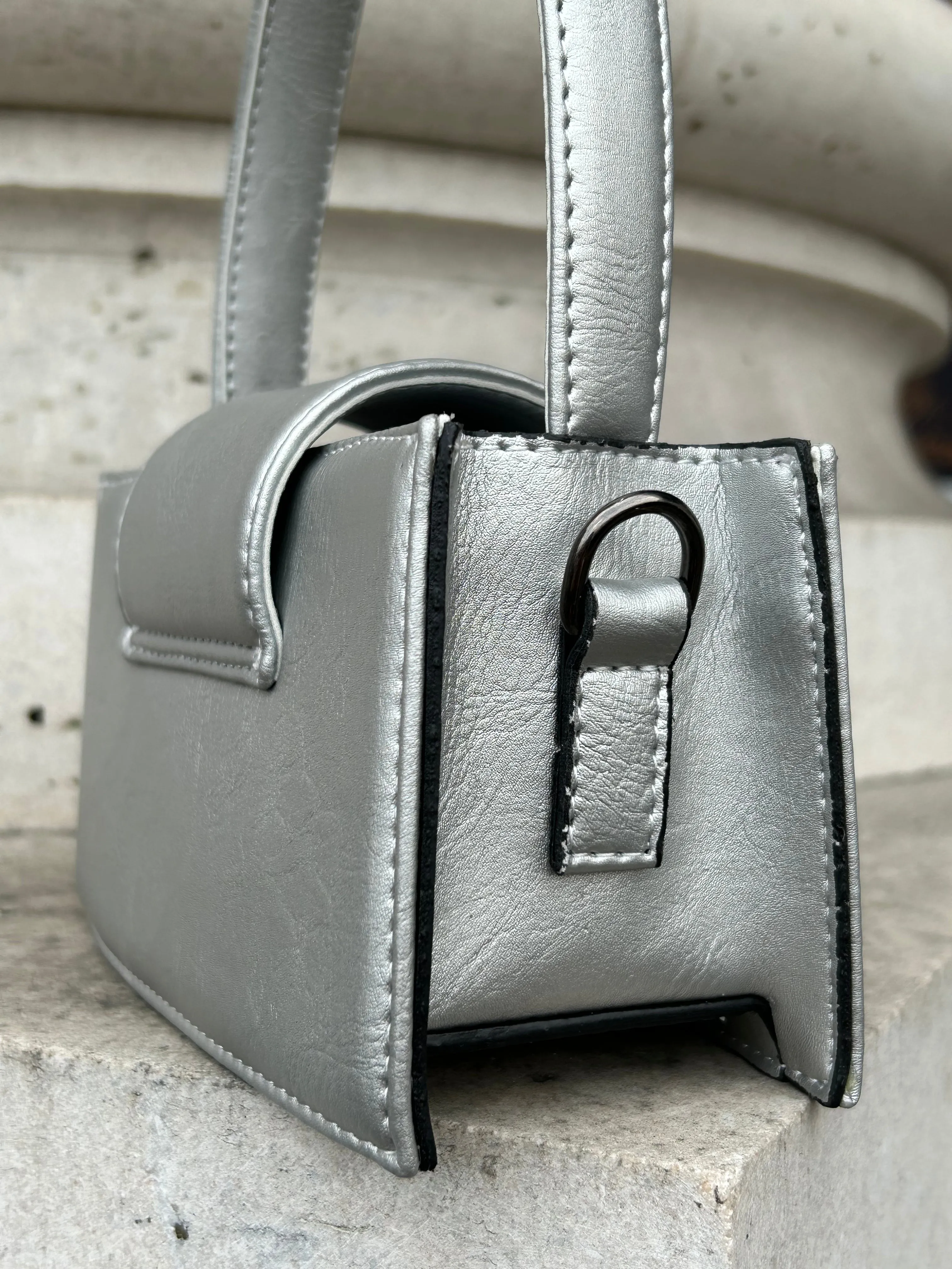 Leather mini bag
