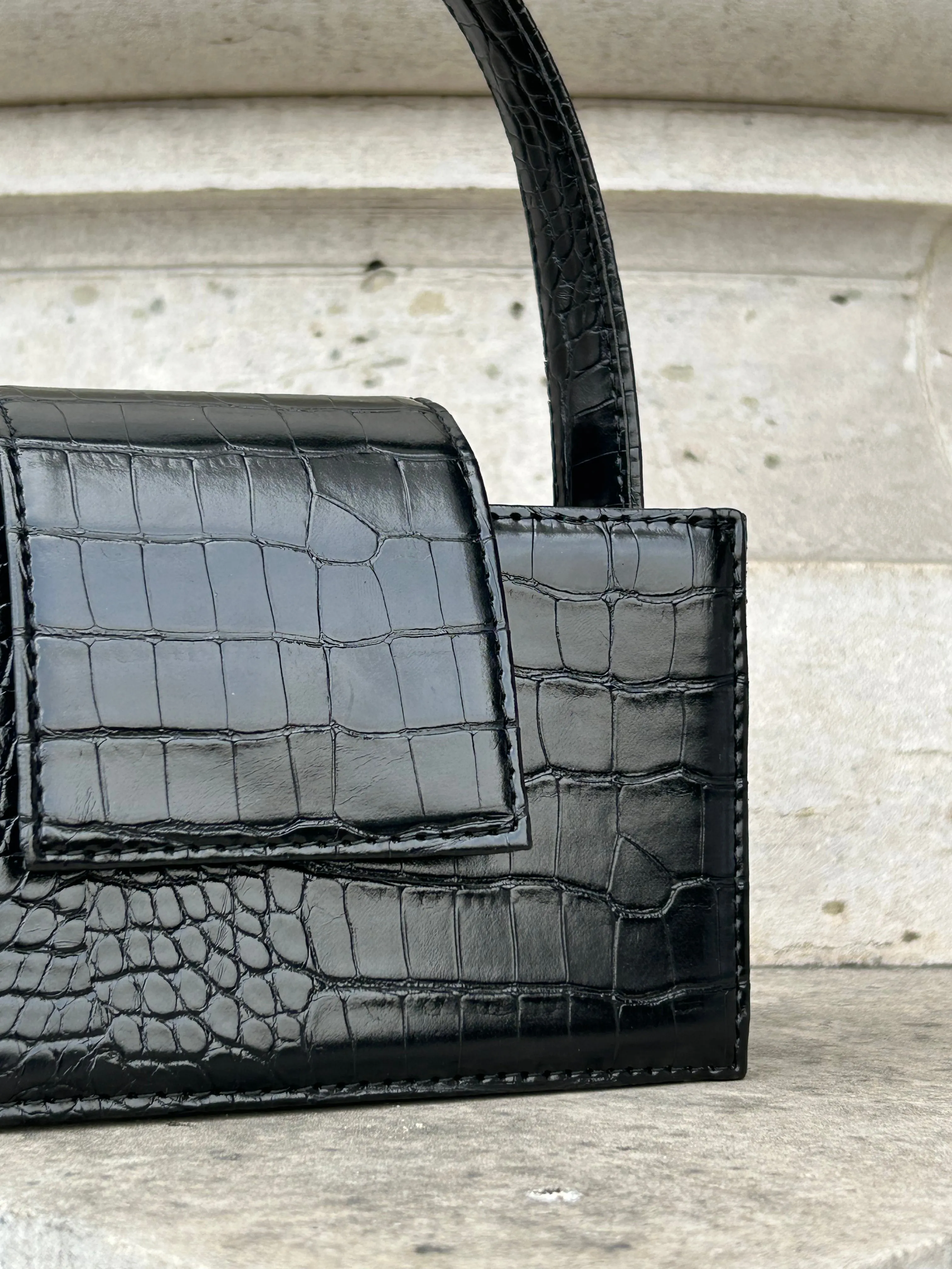 Leather mini bag