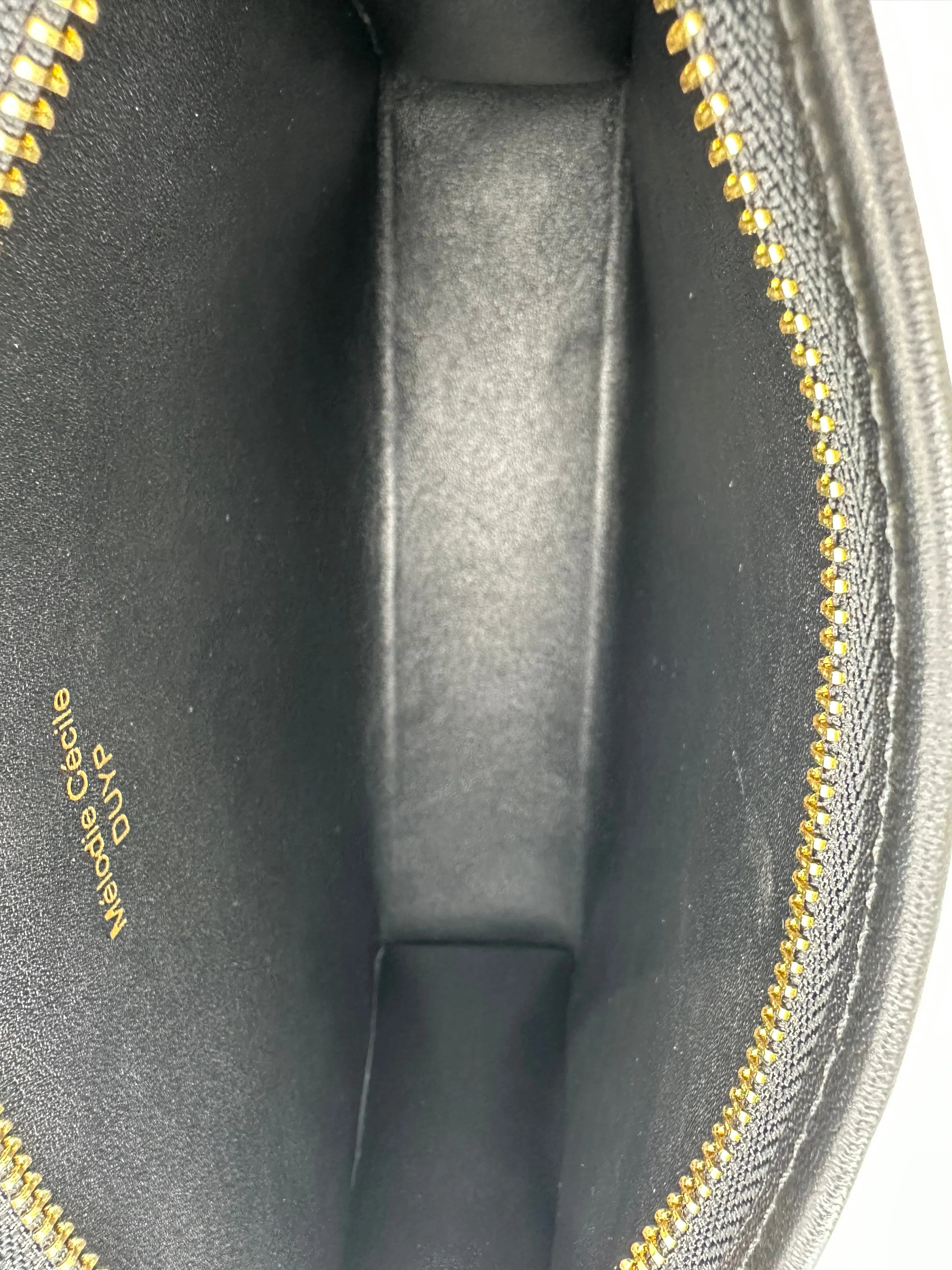 Leather Toiletry Pouch 26 - Black