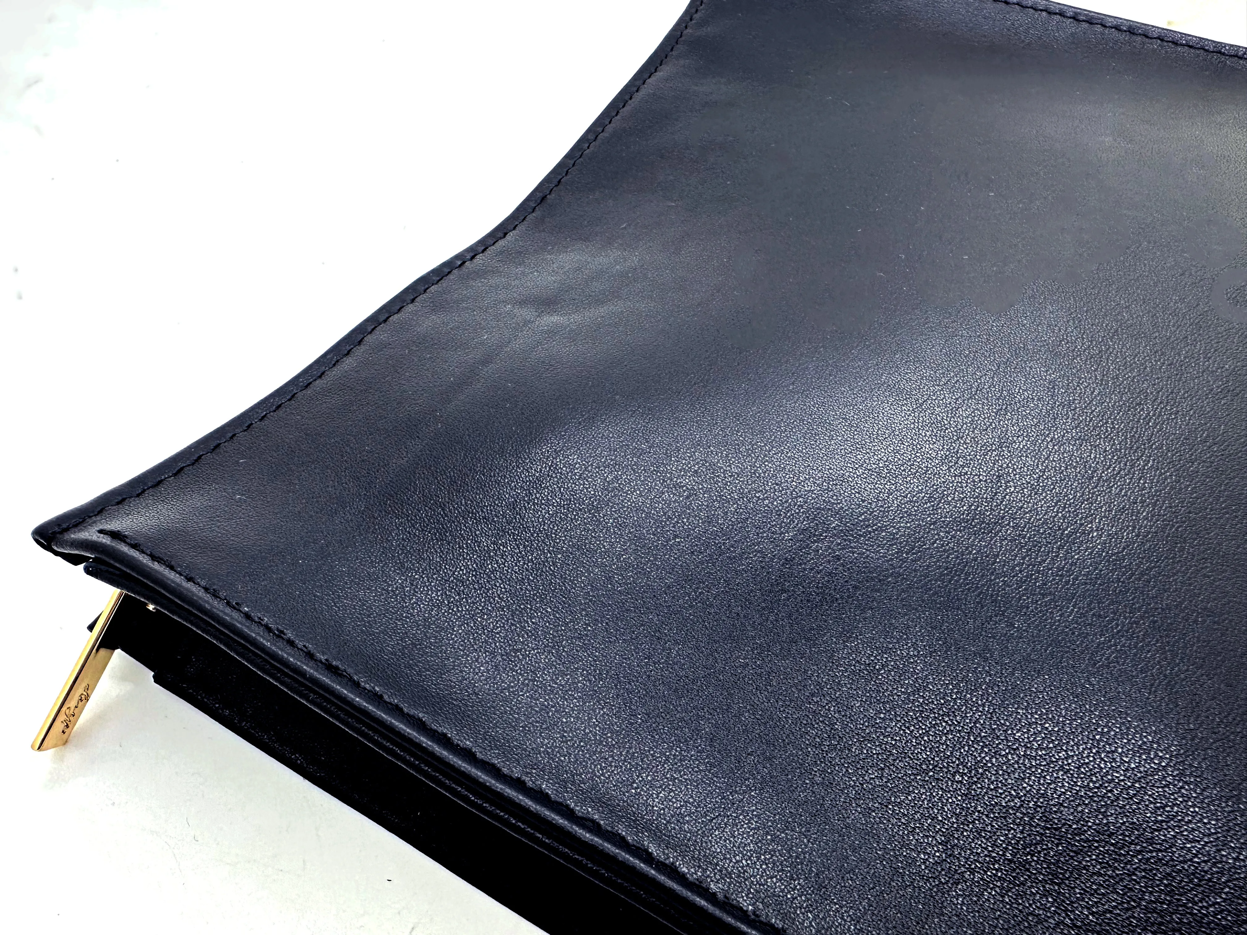 Leather Toiletry Pouch 26 - Black