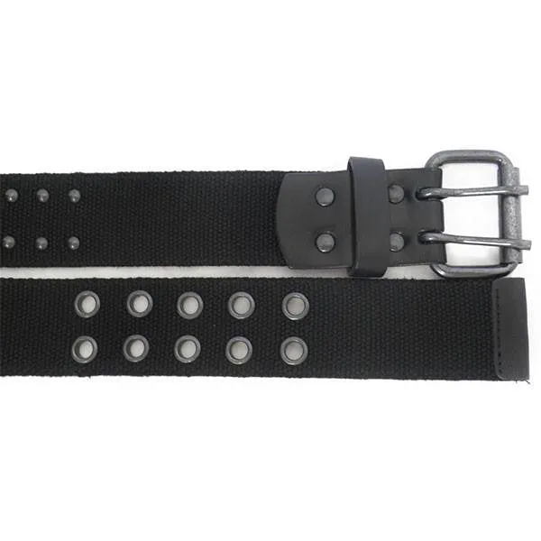 LEYLAND - Mens Black Canvas Belt