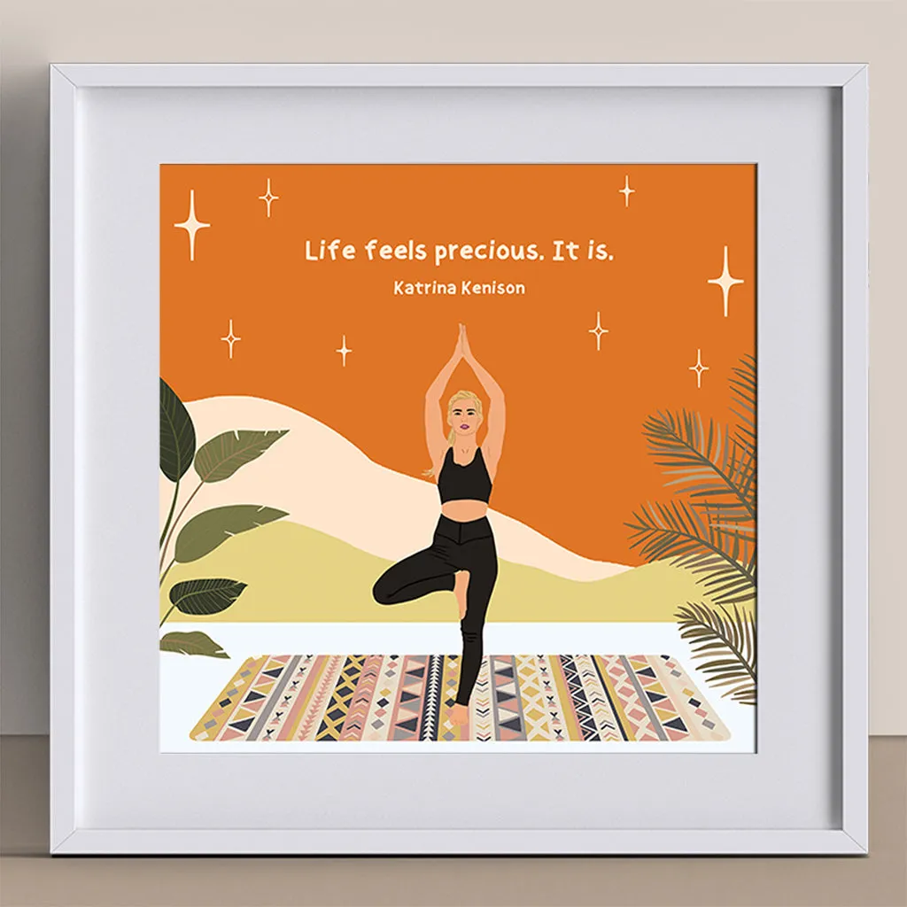 Life Feels Precious Doodle Card