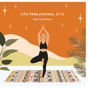 Life Feels Precious Doodle Card