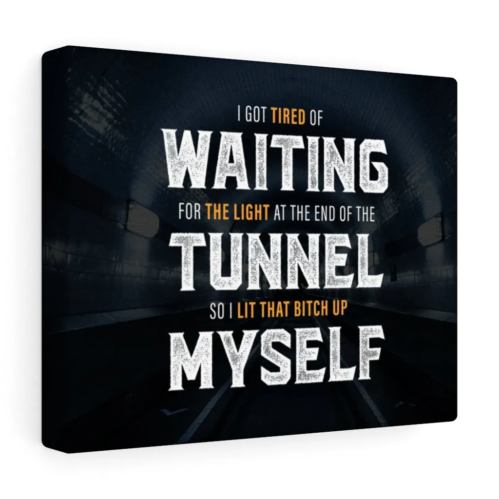 Light at the End of the Tunnel Canvas Wall Art