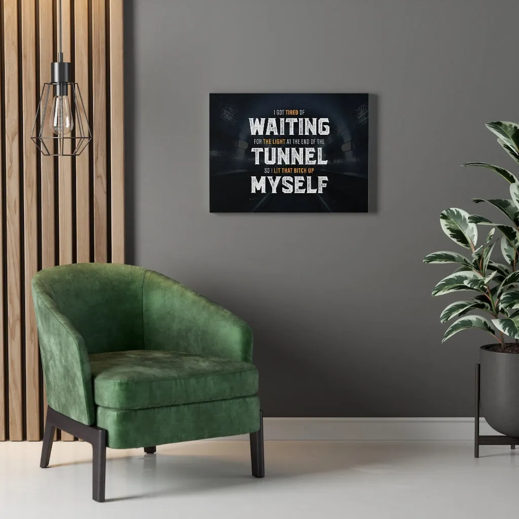 Light at the End of the Tunnel Canvas Wall Art
