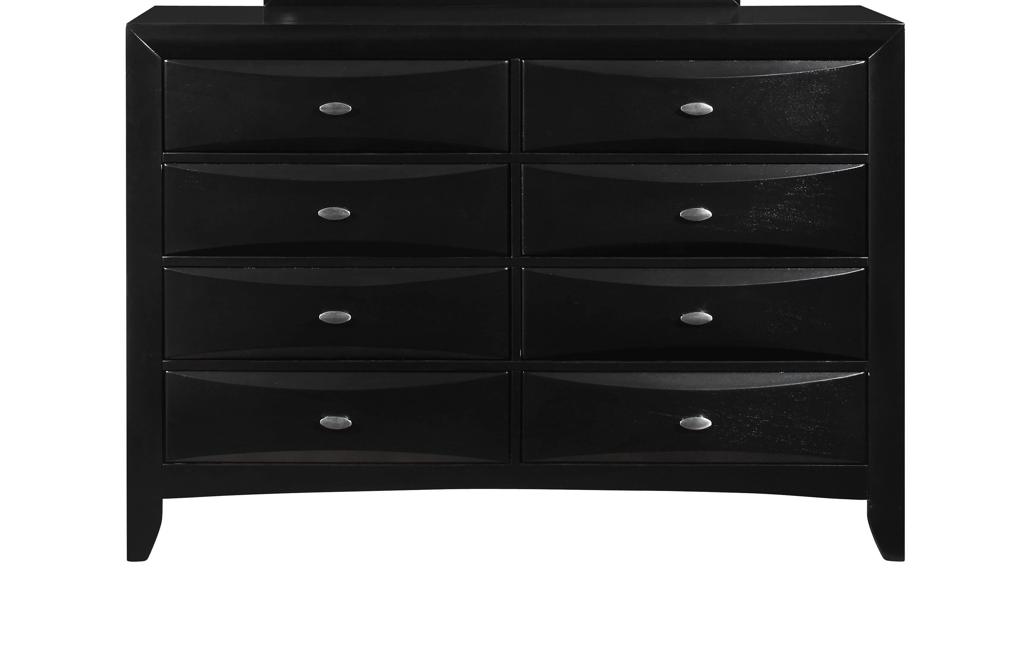 Linda Black Dresser - Sleek Black Storage