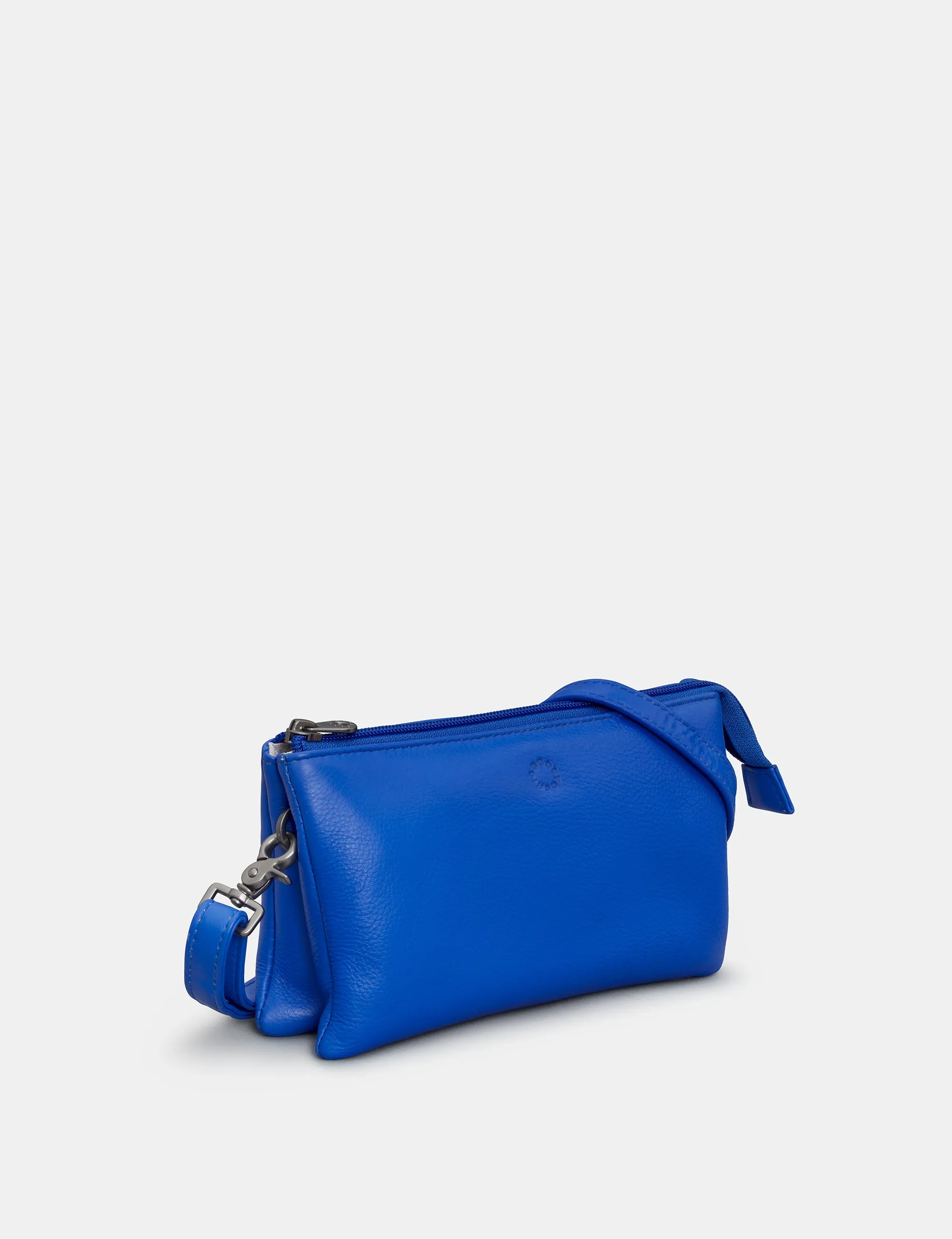 Logan Blue Leather Multiway Cross Body Bag