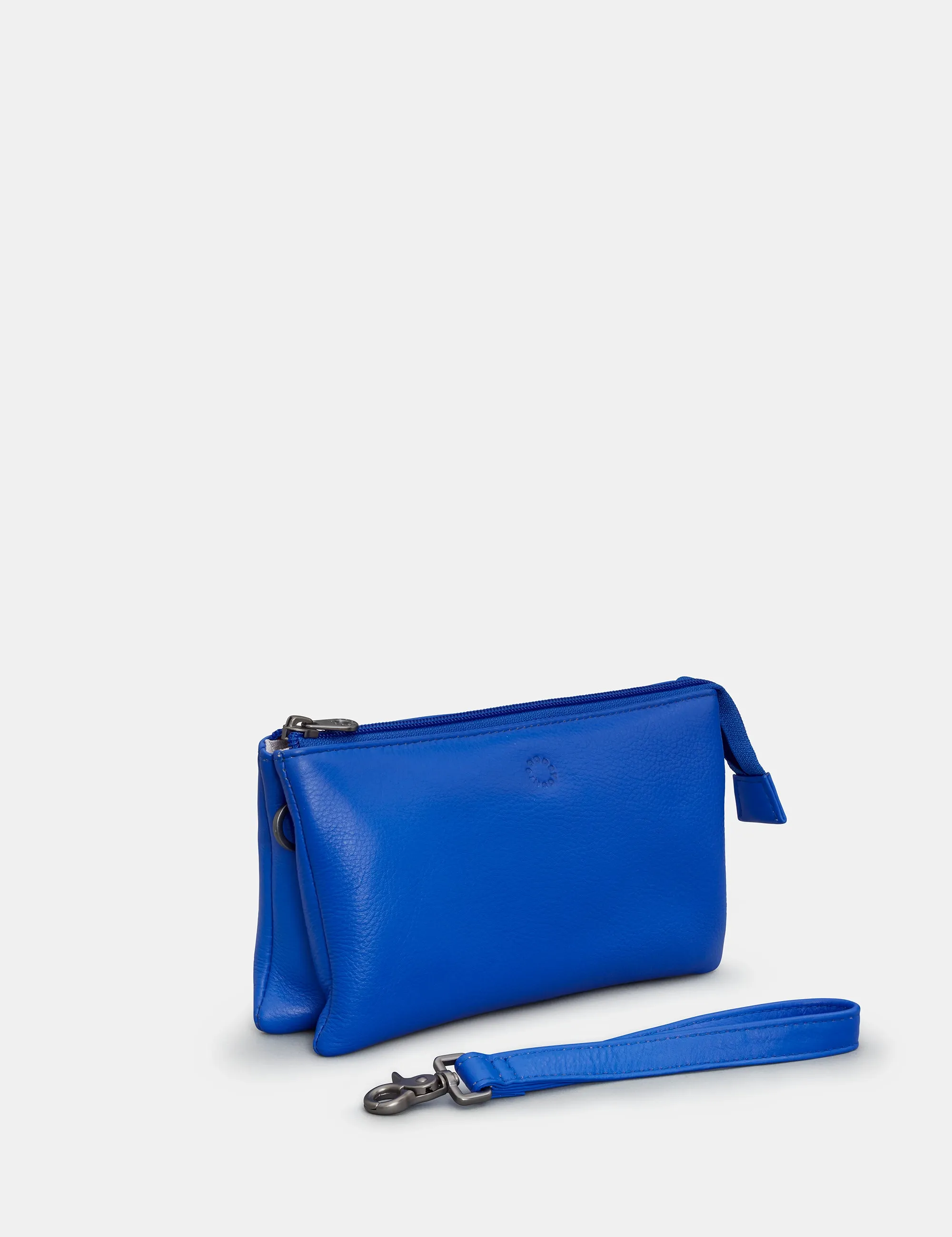 Logan Blue Leather Multiway Cross Body Bag