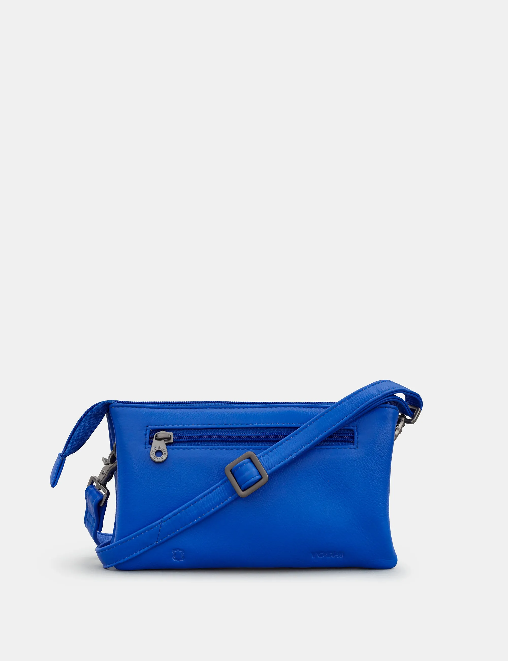 Logan Blue Leather Multiway Cross Body Bag