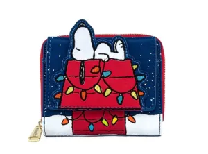Loungefly Peanuts Holiday Snoopy House Wallet
