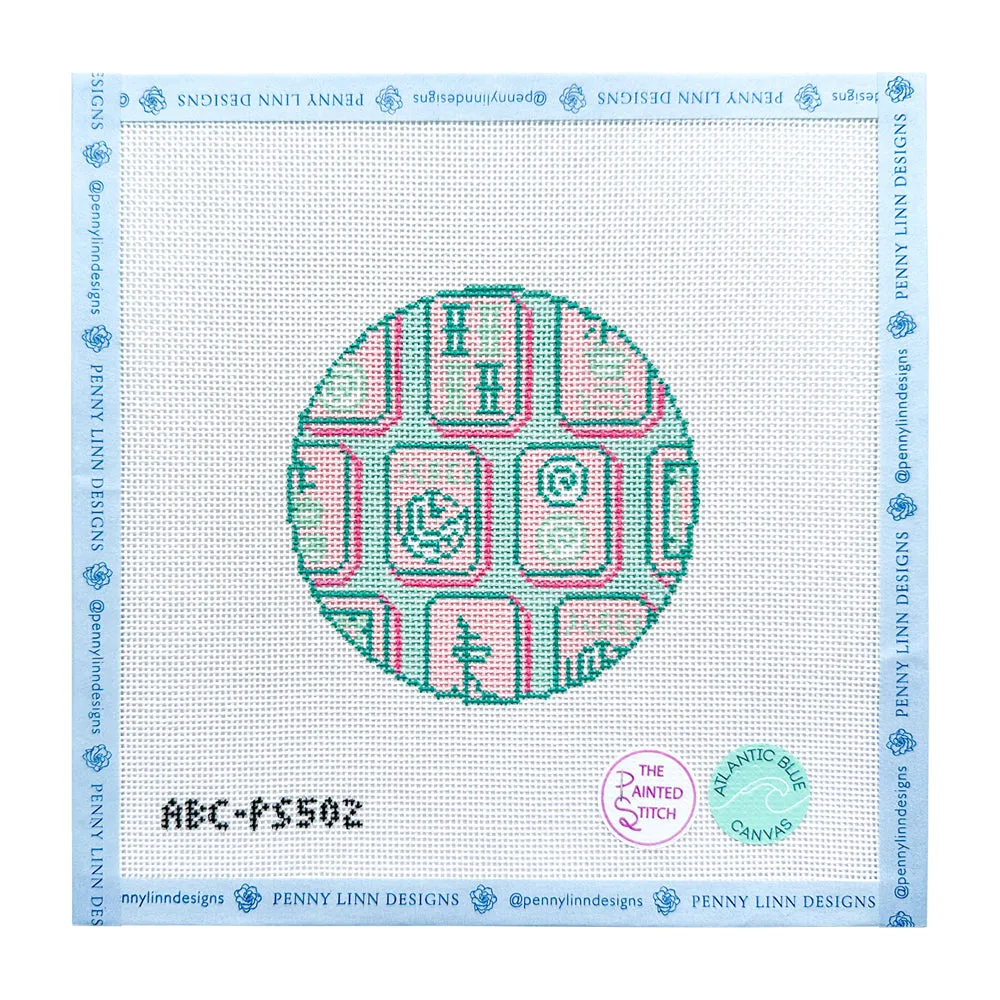 Mahjong Tiles Round