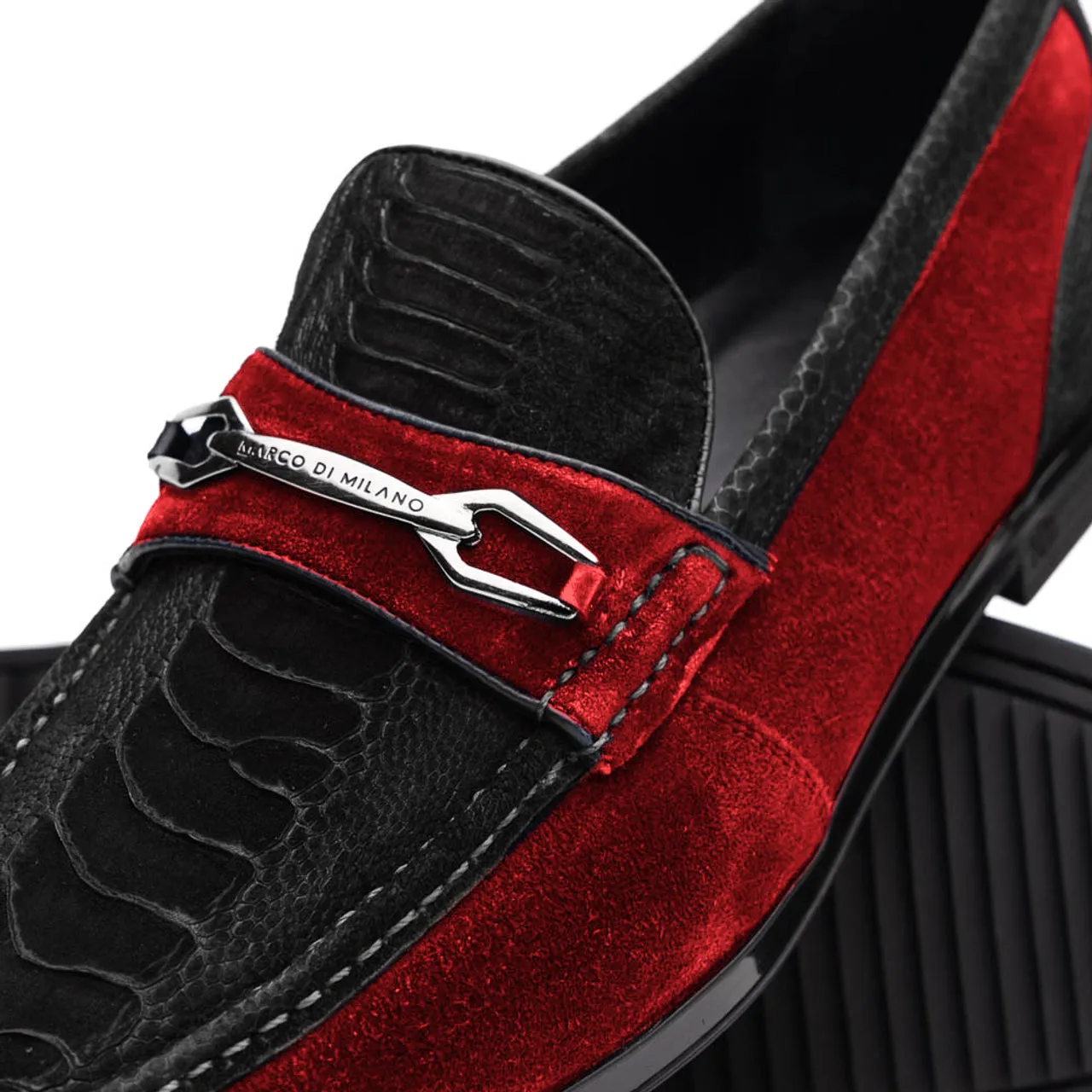Marco Di Milano Hugo Osl Ostrich Leg Black-red