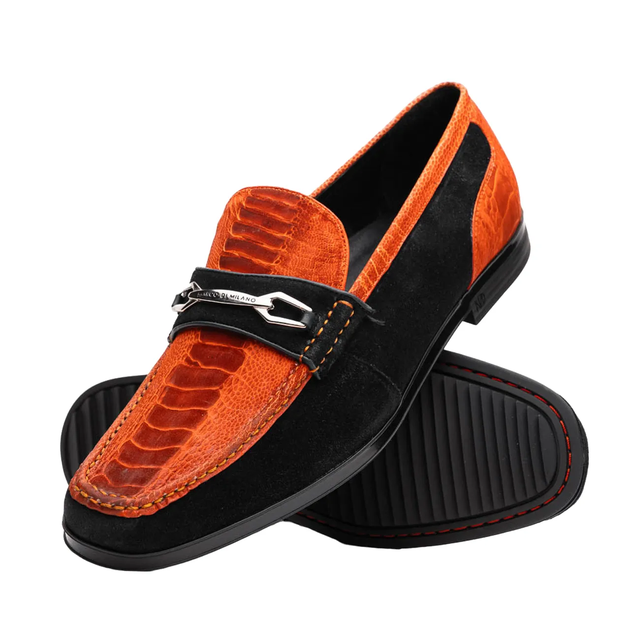 Marco Di Milano Hugo Osl Ostrich Leg Orange-black