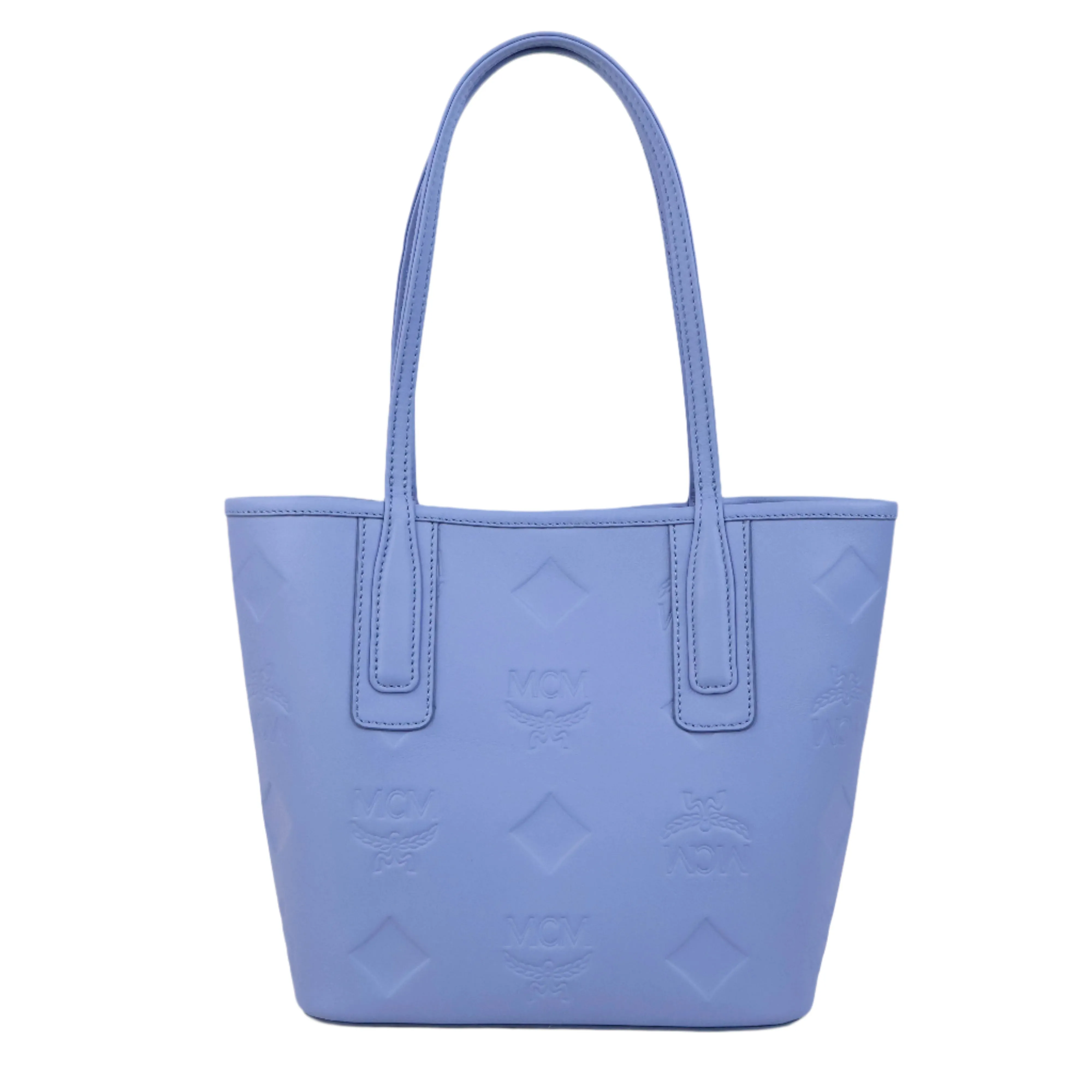 MCM Liz Embossed Maxi Monogram Leather Shopper Mini Bag