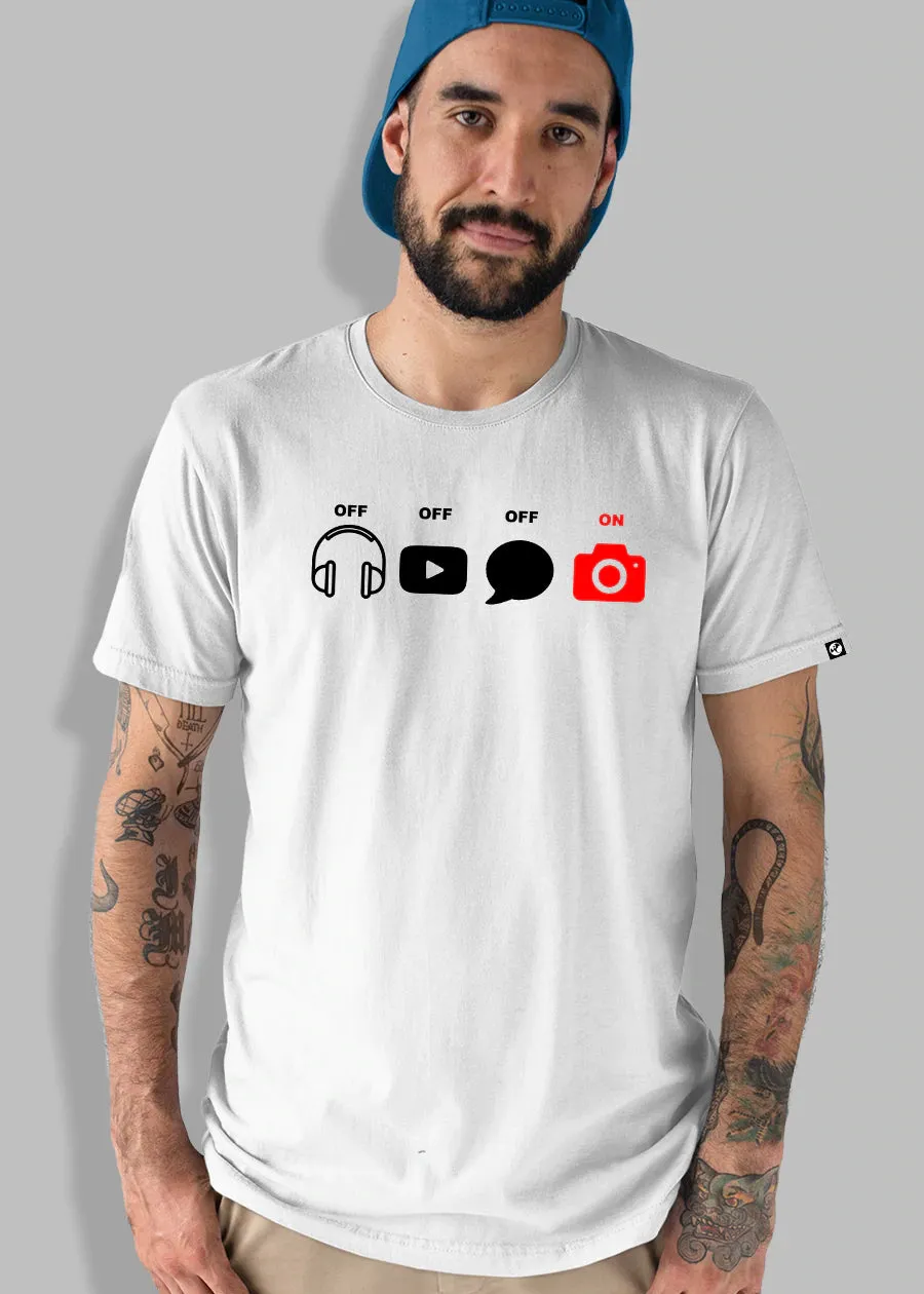 Men Graphic Half Sleeve T-Shirt Combo - Pack of 4