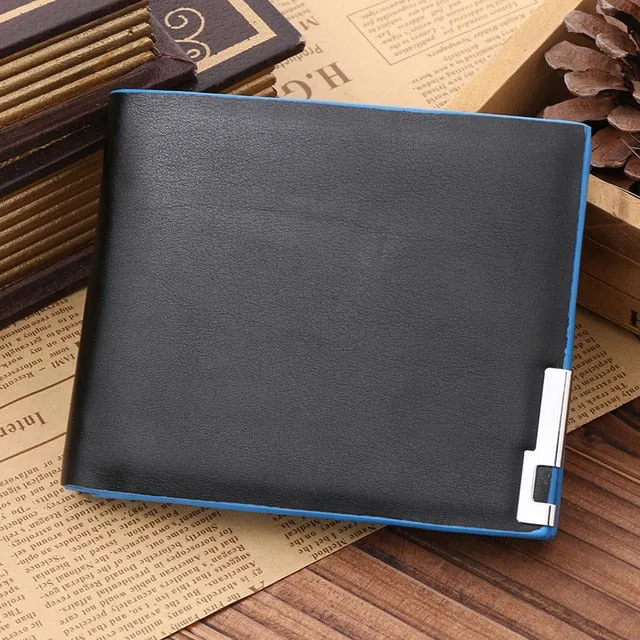 Men Wallet Leather ID Credit Card Holder