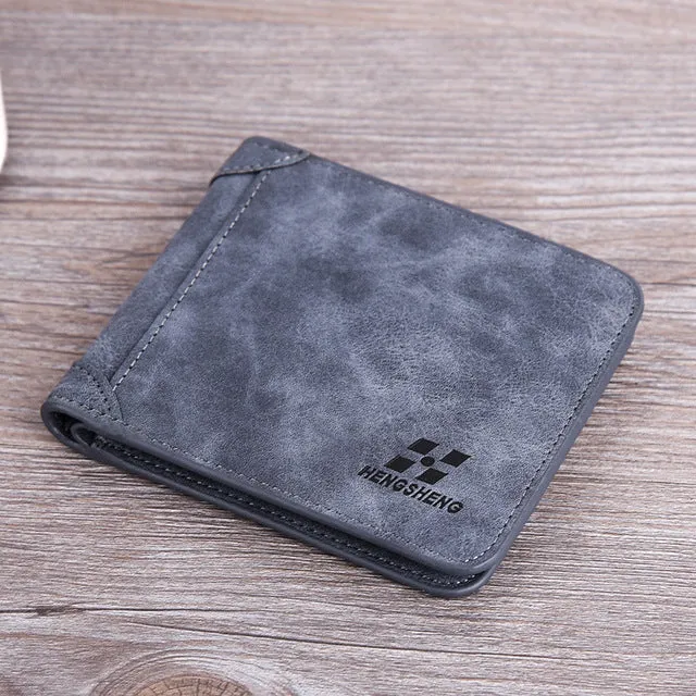 Men Wallet Leather ID Credit Card Holder