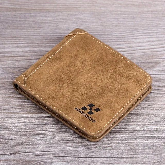 Men Wallet Leather ID Credit Card Holder