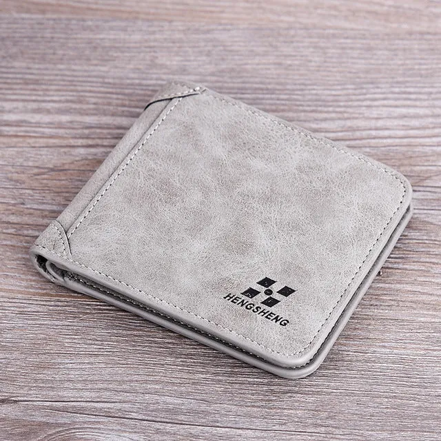 Men Wallet Leather ID Credit Card Holder