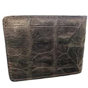 Men's Croc Embossed ID and Money Wallet DW288