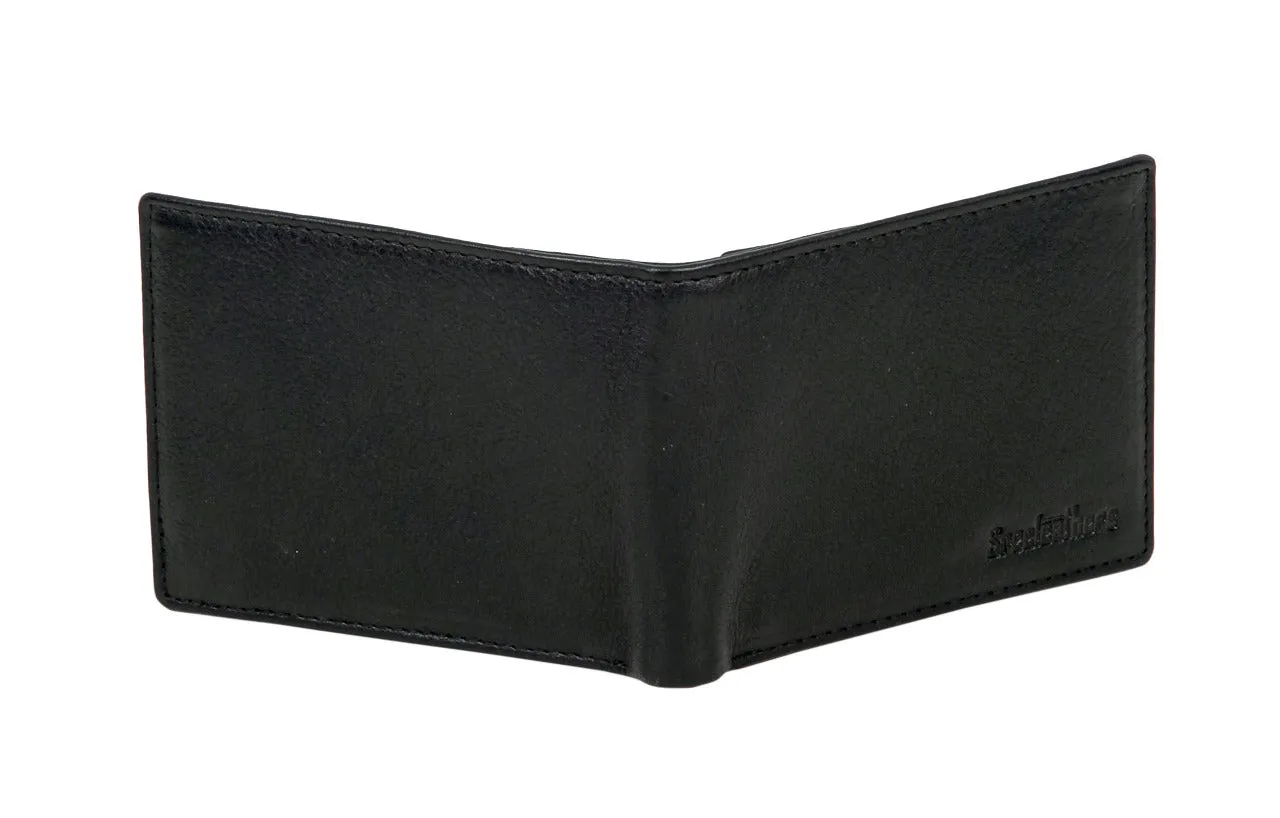 MENS LEATHER WALLET 33611 (BLACK)