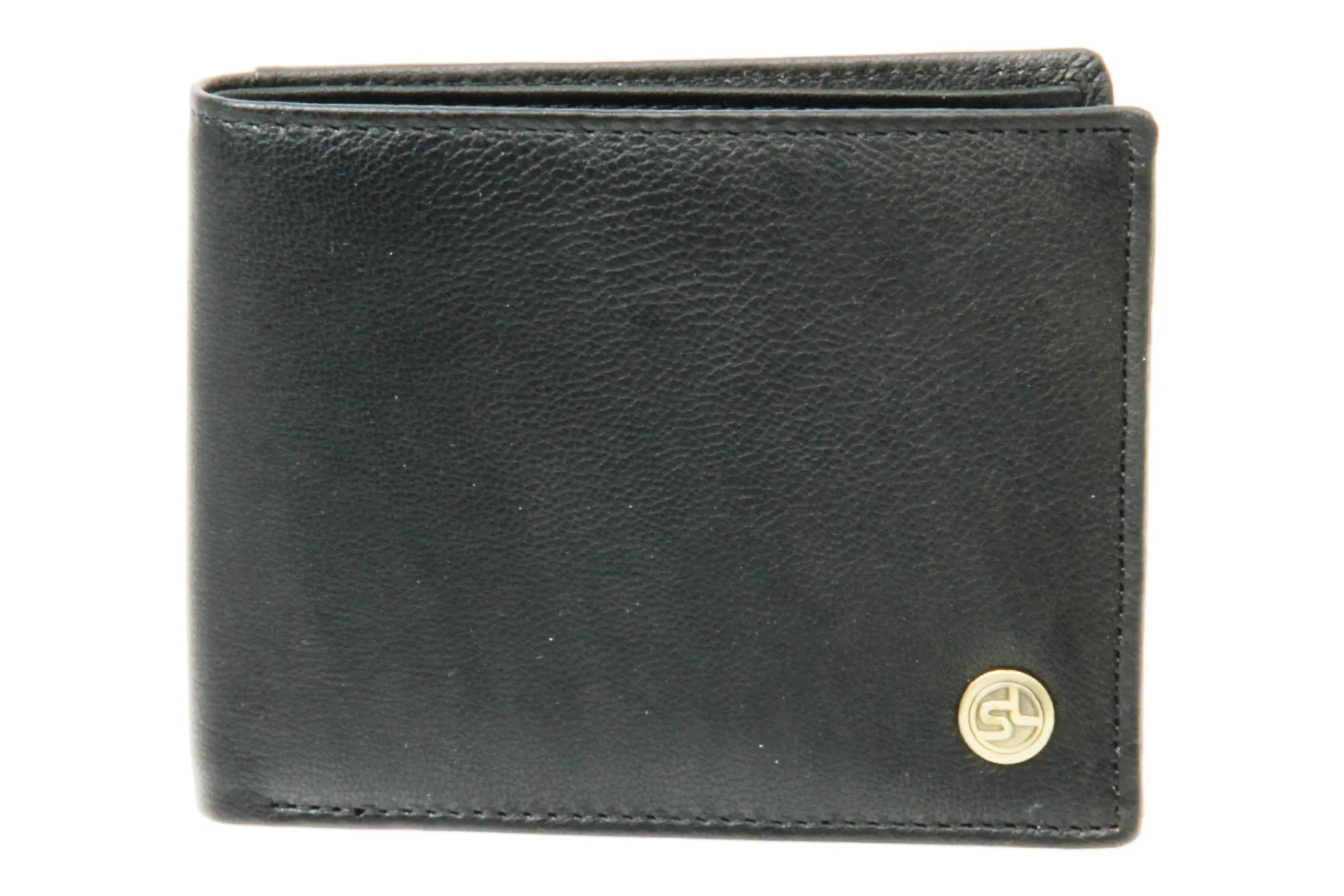 MENS LEATHER WALLET 42140 (BLACK)