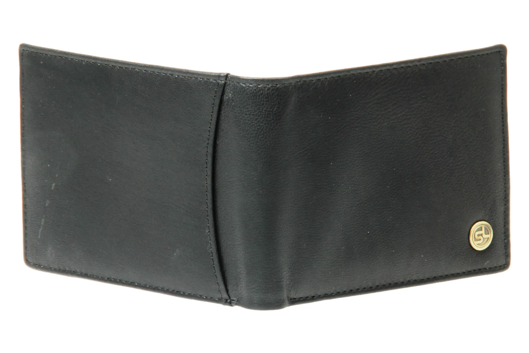MENS LEATHER WALLET 42140 (BLACK)
