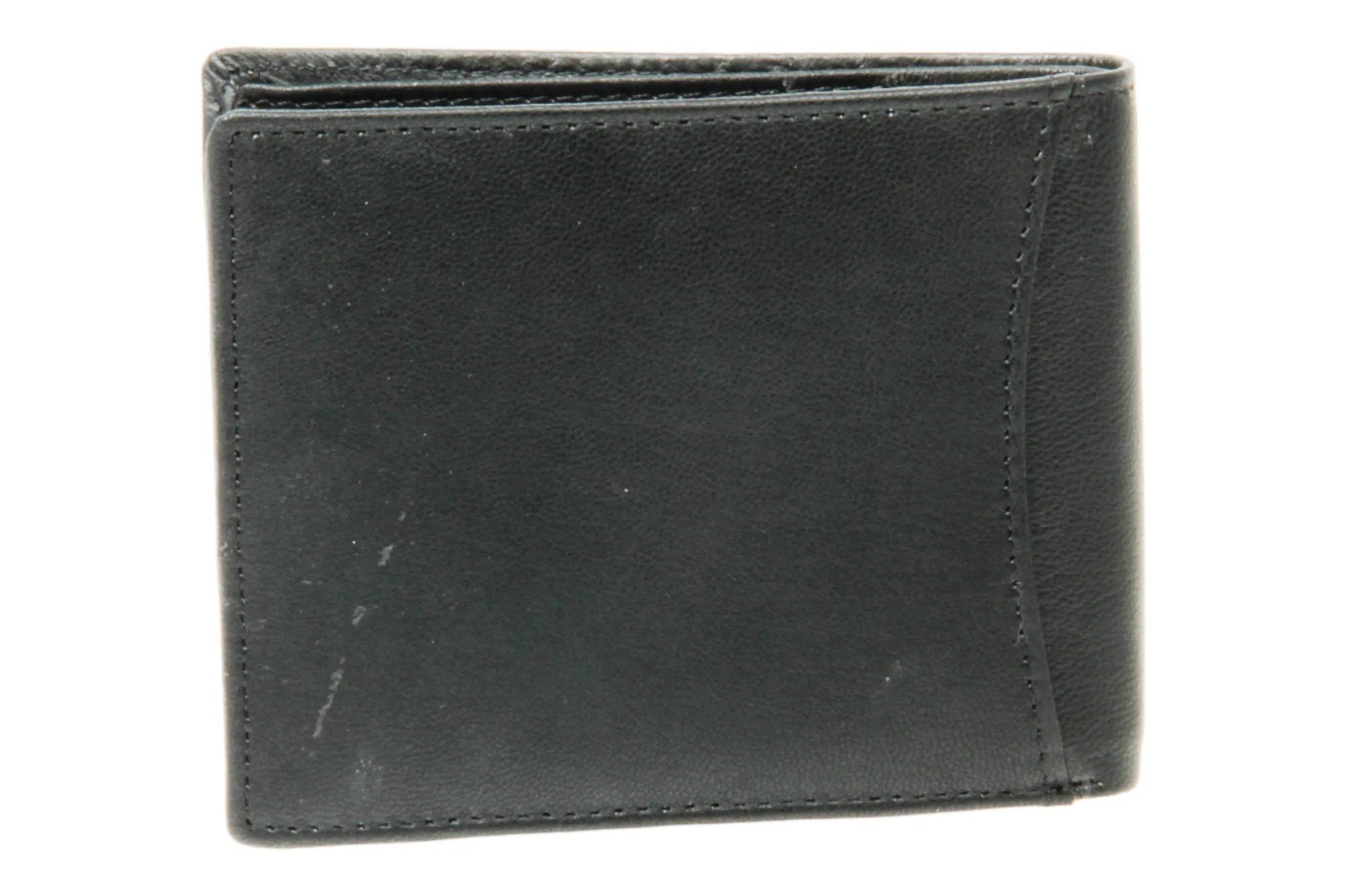 MENS LEATHER WALLET 42140 (BLACK)