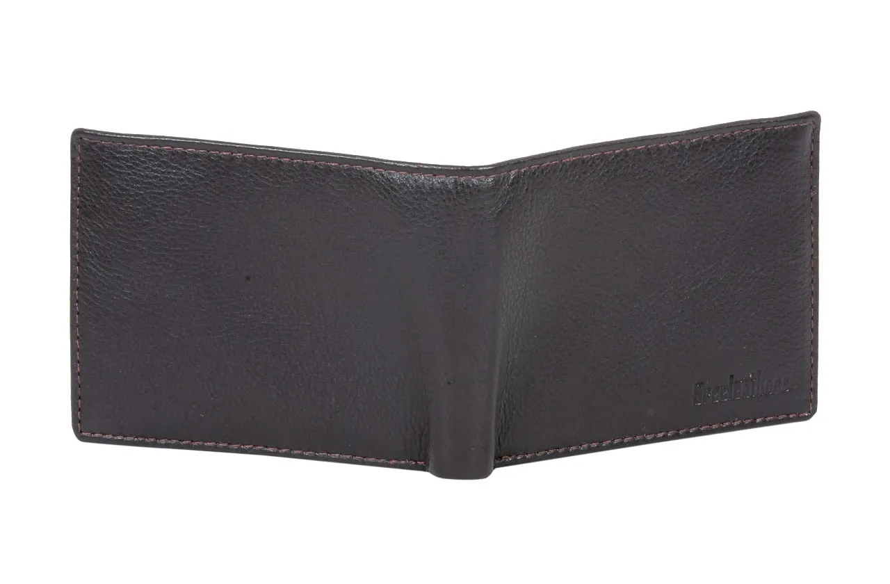 MENS LEATHER WALLET 95412 (BROWN)