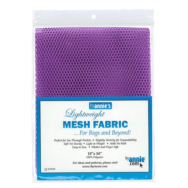 Mesh Fabric By Annie 18" x 54" For Bags, Sewing, Craft and more