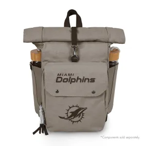 Miami Dolphins - Carmel Roll Top Picnic Backpack Cooler