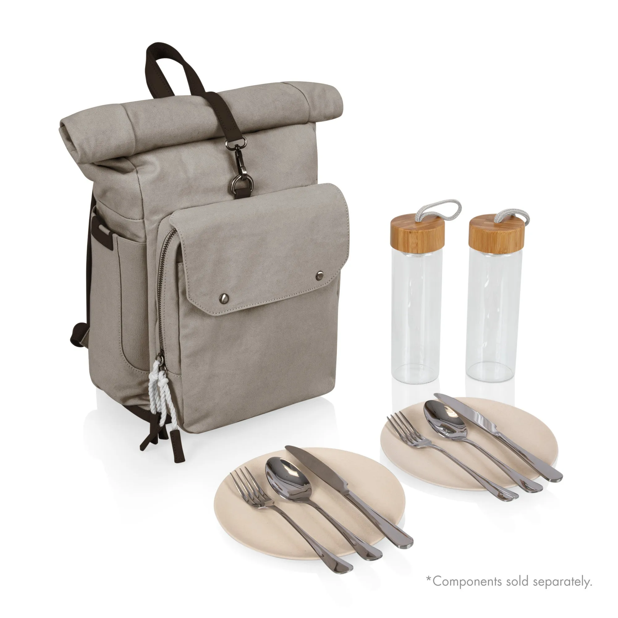 Miami Dolphins - Carmel Roll Top Picnic Backpack Cooler