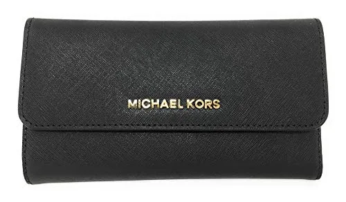 Michael Kors Jet Set Travel Leather Trifold Wallet
