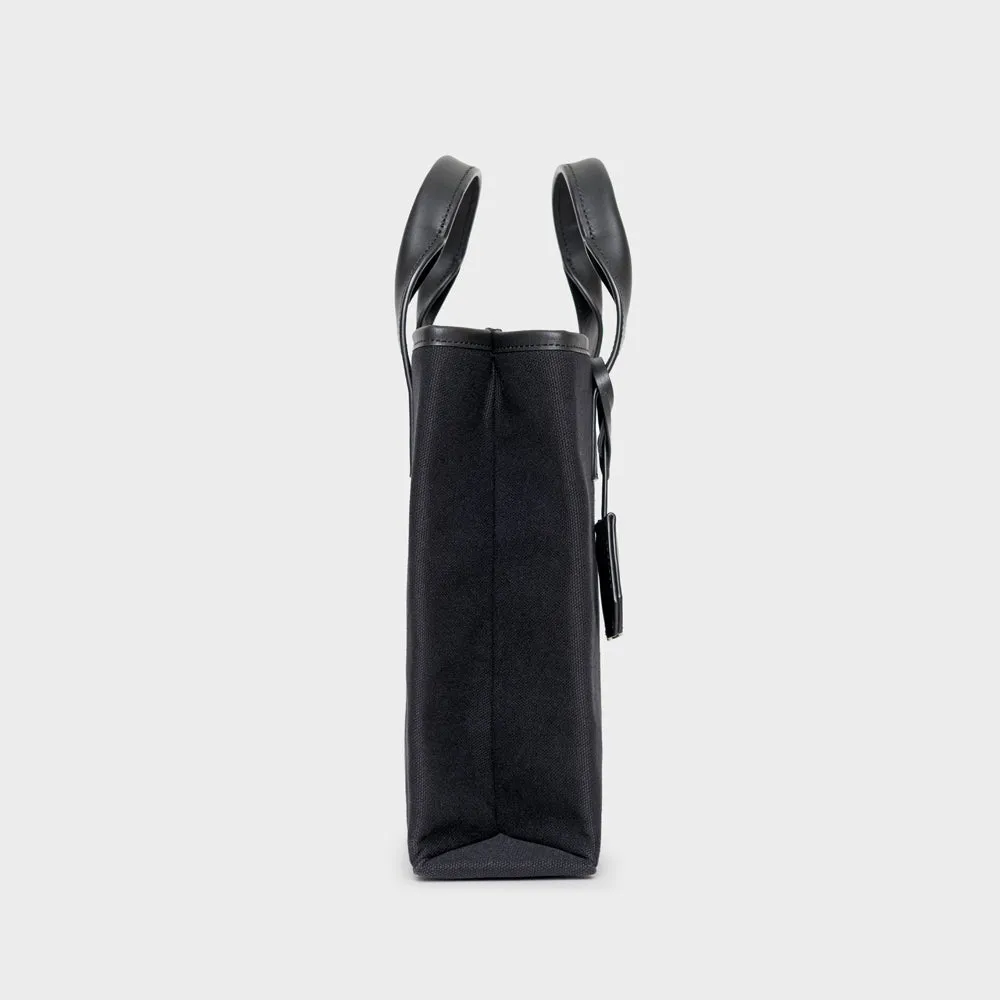 Mini Canvas Tote w/ Strap - N.151 - Black