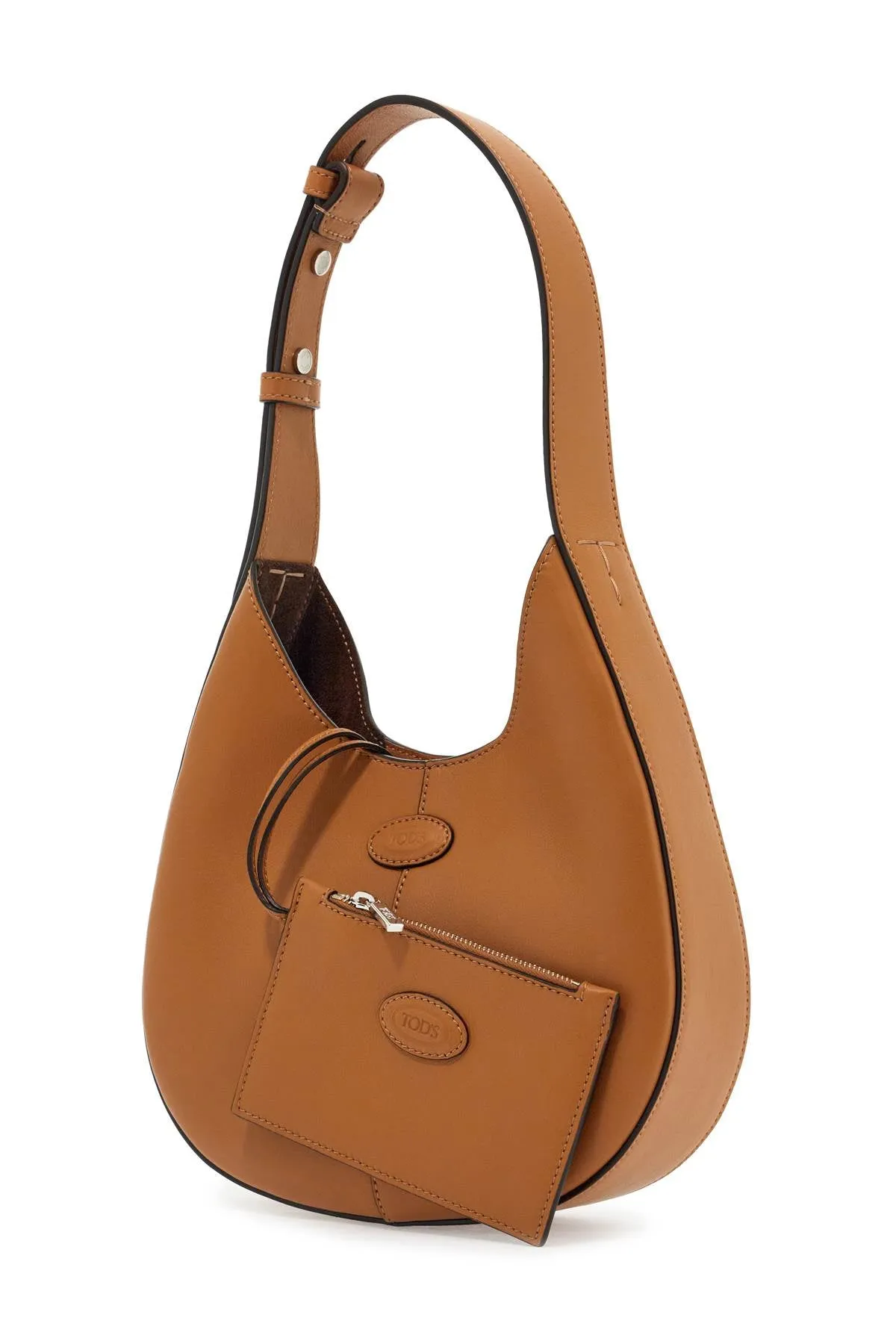 MINI HOBO BAG IN LEATHER