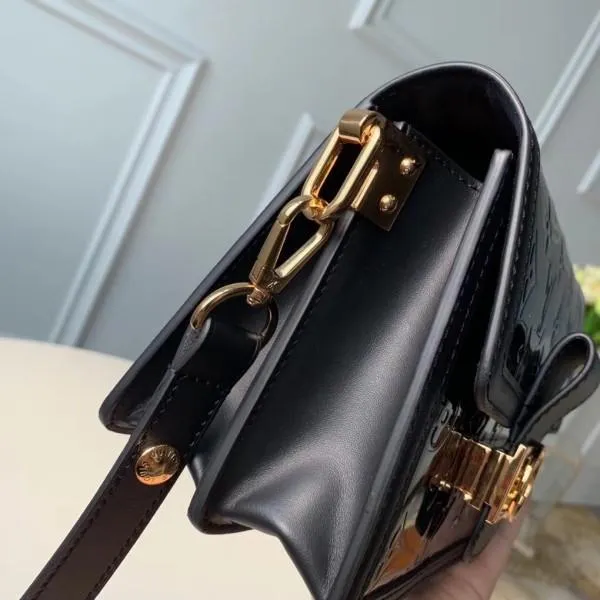 Monogram Vernis Patent Leather Mini Dauphine Bag M44580 2019