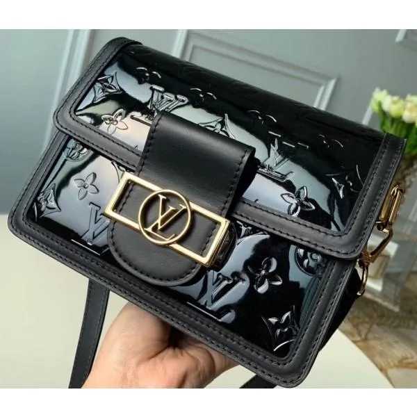 Monogram Vernis Patent Leather Mini Dauphine Bag M44580 2019