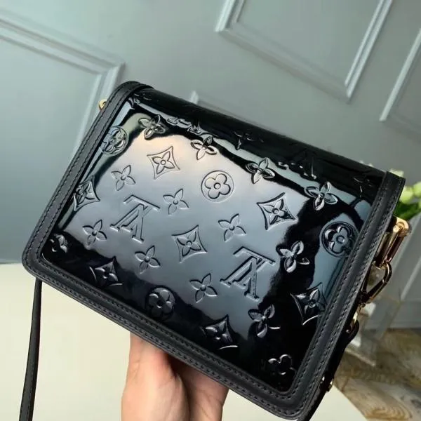 Monogram Vernis Patent Leather Mini Dauphine Bag M44580 2019