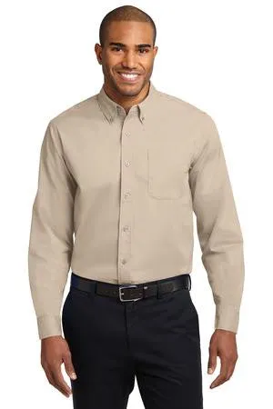 Morning Thunder - Port Authority® Long Sleeve Easy Care Embroidered Shirt (S608)