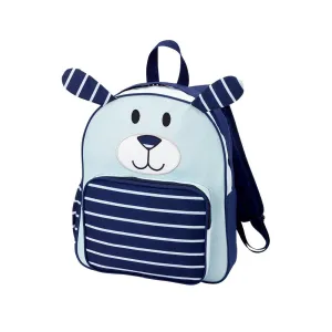 Navy Puppy Preschool Backpack - Personalized